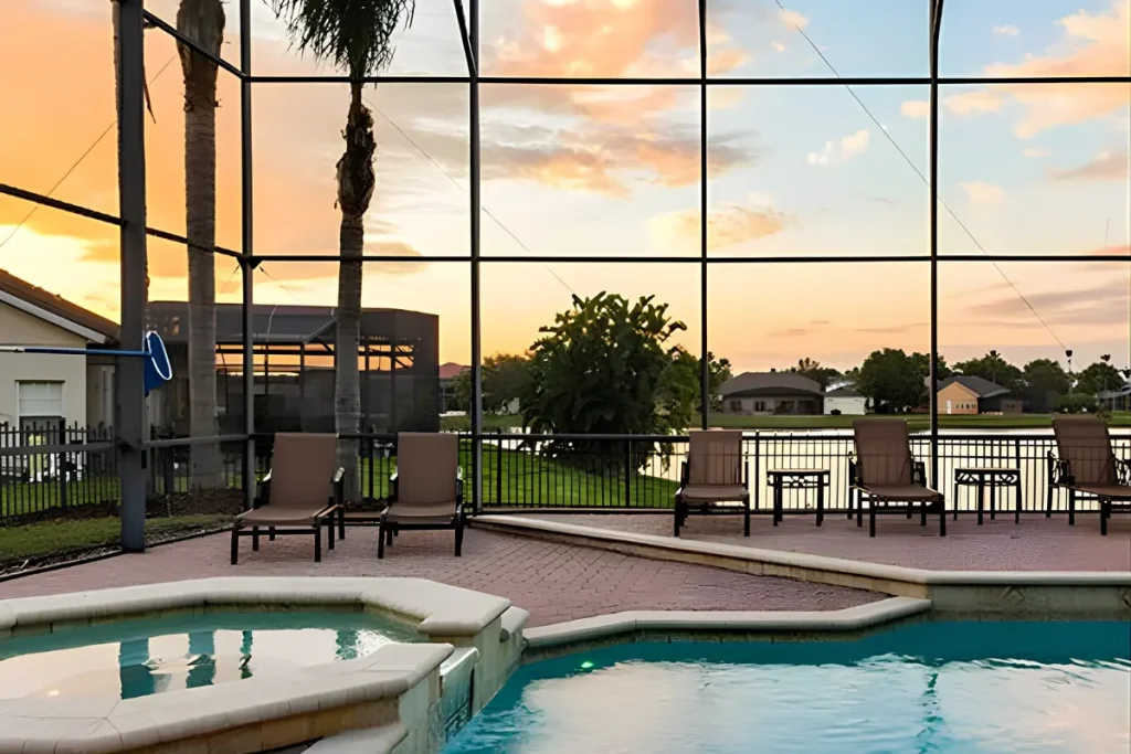 formosa gardens private pool home sunset lake view